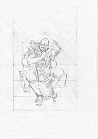 A Reading Man Sketch - Connor Willumsen