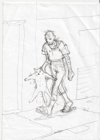 Man with a Cat - Connor Willumsen